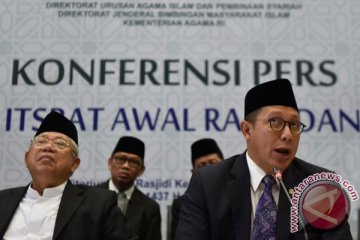 Sidang itsbat awal Syawal digelar 4 Juli