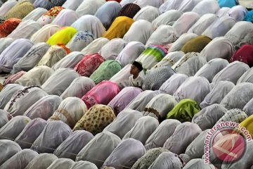 Jemaah shalat Ied di Mesjid As-Syuhada Pamekasan