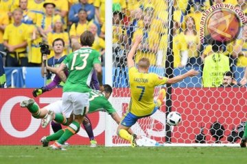 Euro 2016 - Gol bunuh diri selamatkan Swedia dari kekalahan atas Irlandia