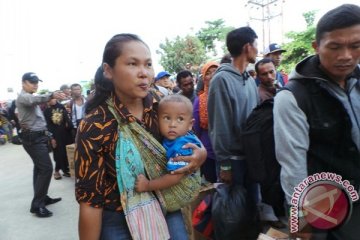Pemudik Meningkat di Pelabuhan Sampit