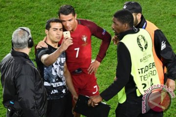 Euro 2016 - Pemain Portugal Silva puji Ronaldo