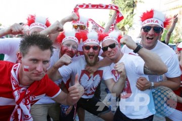 Euro 2016 - Babak pertama Ukraina vs Polandia masih imbang tanpa gol