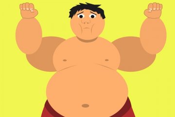 Otak orang gemuk menua 10 tahun lebih cepat dibanding otak orang kurus