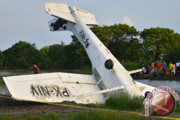 Pesawat latih Cessna jatuh di Demak