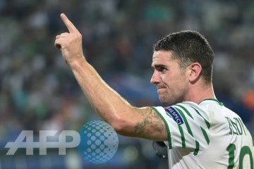 Euro 2016 - Gol Brady untuk Irlandia tercepat kedua sepanjang sejarah Piala Eropa