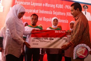 Mensos luncurkan e-warung Kube-PKH di Mojokerto