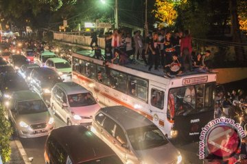 Remaja dominasi takbiran keliling ruas jalan Jakarta