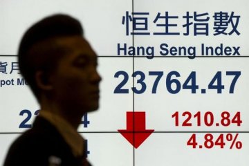 Bursa Hong Kong melemah, Indeks Hang Seng ditutup turun 9,36 poin