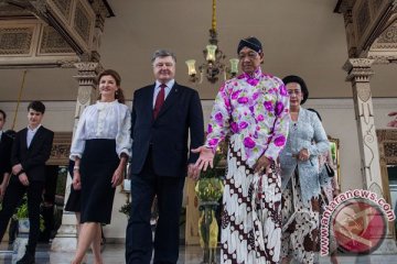 Presiden Ukraina kunjungi Candi Borobudur