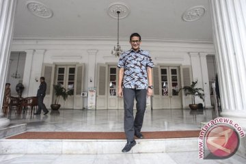 Sandiaga Uno ke Balai Kota untuk lihat "kantor barunya"