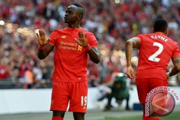 Sadio Mane pimpin serangan Liverpool lawan Arsenal