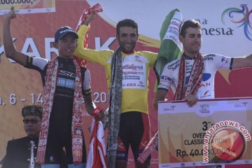 Amir Kolahdouz juara Tour de Singkarak 2016