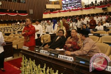 Pimpinan MPR tinjau gladi resik Sidang Tahunan MPR  