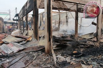 Pasar Besar Palangka Raya Terbakar Lagi