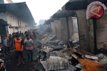 Pasar Besar Palangka Raya Terbakar Lagi