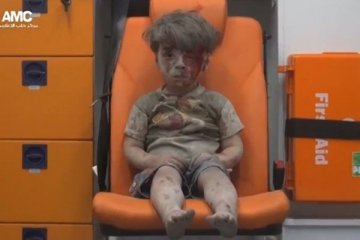 Media China ragukan keaslian video bocah korban serangan di Suriah