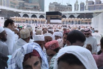 27.620 jamaah Indonesia sudah berada di Mekkah