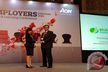 BPJS-TK raih penghargaan Best Employer 2016