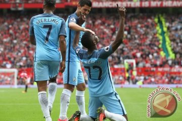 Manchester City permalukan MU 2-1 di Old Trafford