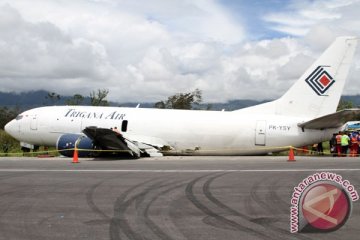Pesawat kargo Trigana tergelincir di bandara Wamena