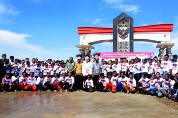 Menhan kukuhkan kader bela negara di perbatasan RI-PNG