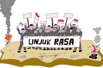 Unjuk rasa serukan anti-rasis jelang pilkada Bengkulu