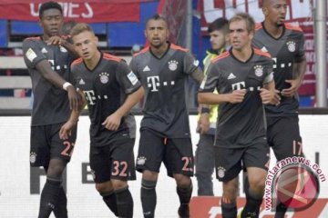 Muenchen ditahan imbang 10 pemain Frankfurt 2-2