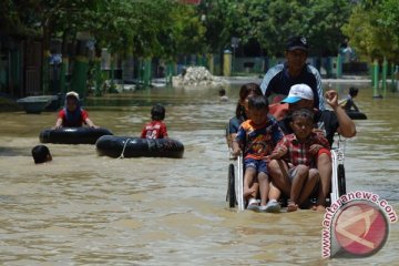 Banjir Kota Sampang Madura surut