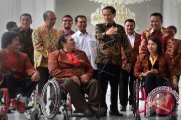 Kontingen Paralimpiade Diterima Presiden