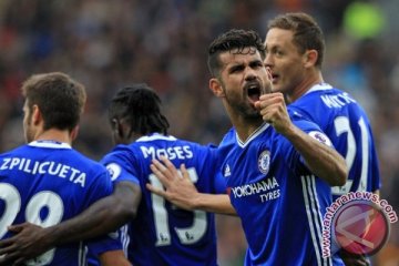 Chelsea hajar Hull 2-0, Diego Costa bermain gemilang