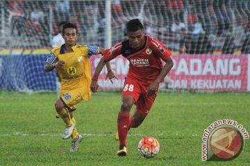 Semen Padang menang 3-2 atas Mitra Kukar