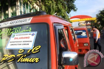 Dishub Kota Bekasi tertibkan trayek minibus Cikarang-Bekasi
