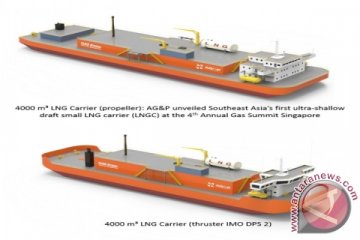 AG&P luncurkan LNG Carrier dengan draft ultra dangkal pertama untuk pasar energi Asia Tenggara