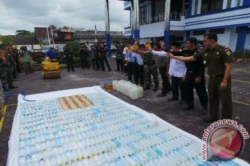 Pemusnahan Barang Bukti