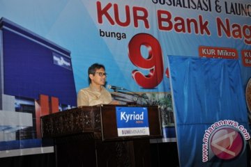 Bank Nagari Bukittinggi sudah kucurkan 72,45 persen target KUR