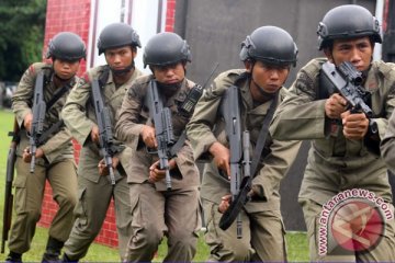 Empat SSK Brimob Kaltim bantu pengamanan Jakarta