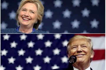 Clinton dan Trump masih cari dukungan jelang pemilu