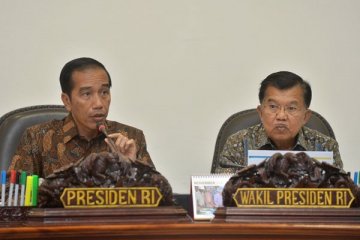 Presiden Jokowi pimpin rapat terbatas pembangunan Papua