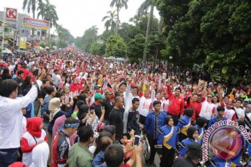 Jalan sehat terbesar dalam sejarah Kota Bogor