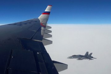 Rusia mengeluh jet tempur Swiss iringi pesawatnya