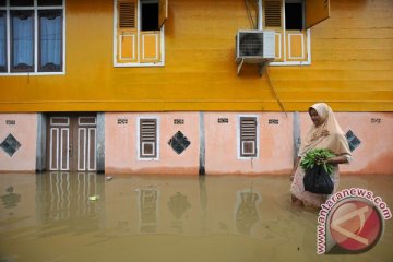 Sungai Batanghari meluap, ribuan rumah di tujuh desa terendam