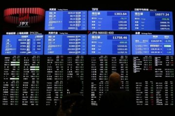 Saham Tokyo melemah menyusul kemunduran Wall Street