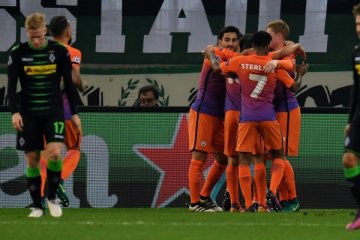 Imbangi Gladbach 1-1, City dampingi Barcelona ke 16 besar