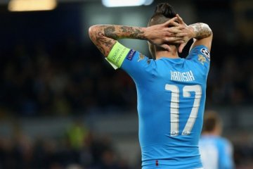 Peluang scudetto Napoli terancam gara-gara kalah 2-4 dari Roma