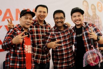 Ahok-Djarot "mannequin challenge" bersama sejumlah artis