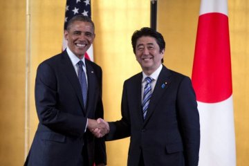 Abe dan Obama menyerukan rekonsiliasi di Pearl Harbor