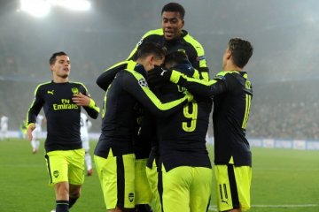 Trigol Lucas Perez bawa Arsenal pecundangi Basel 4-1