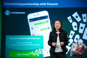 Starbucks gandeng Tencent untuk meluncurkan fitur social gifting di WeChat