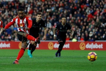 Babak pertama, Sunderland imbangi Liverpool 1-1