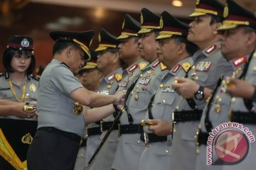 Sejumlah perwira tinggi polisi dimutasi